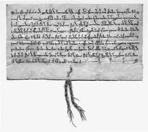 Owlpen marriage deed of 1220; the archives at Owlpen span 800 years